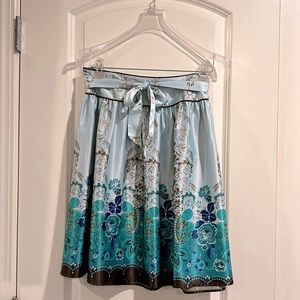 Silky Forever 21 floral skirt